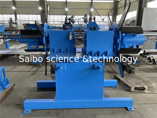 Double Rows Roll Forming Machine 15m / Min Productivity Drive By Chain